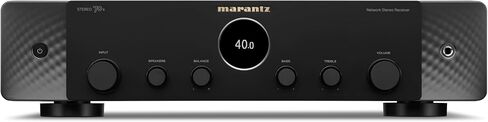 مستقبل Marantz STEREO 70s 2-Ch AV (75W X 2) - مستقبل المسرح المنزلي المدمج 4K/120 و8K، تضخيم فئة A/B، يدعم اتصال Spotify، Airplay 2، Bluetooth، والمزيد عبر Wi-Fi وHEOS Multi-Room in Saudi Arabia