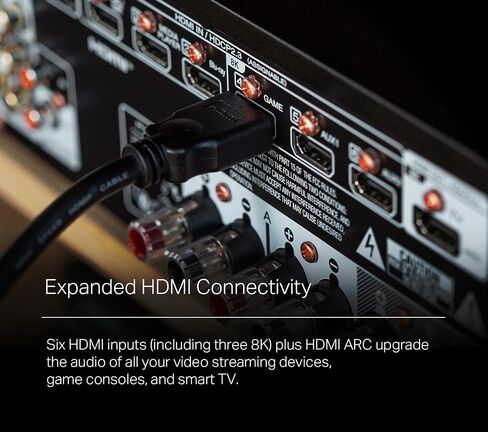 مستقبل Marantz STEREO 70s 2-Ch AV (75W X 2) - مستقبل المسرح المنزلي المدمج 4K/120 و8K، تضخيم فئة A/B، يدعم اتصال Spotify، Airplay 2، Bluetooth، والمزيد عبر Wi-Fi وHEOS Multi-Room in Saudi Arabia
