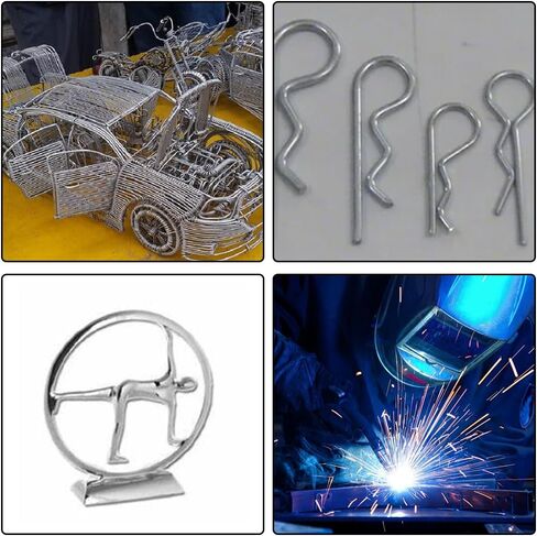 قضيب دائري من الألومنيوم بقطر 3/16 بوصة من JoyTube، عصا ألومنيوم صلبة 6061 بطول 12 بوصة للحرف اليدوية (10 قطع) in Kuwait