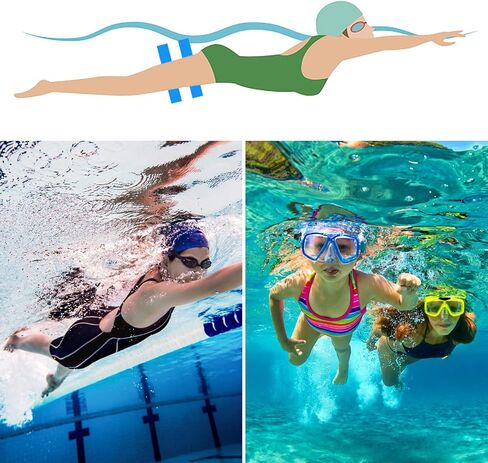 Pull Buoy Leg Float, Legs Fixed Correct Freestyle Posture, Swimming School Swim Team Training Equipment in Saudi Arabia