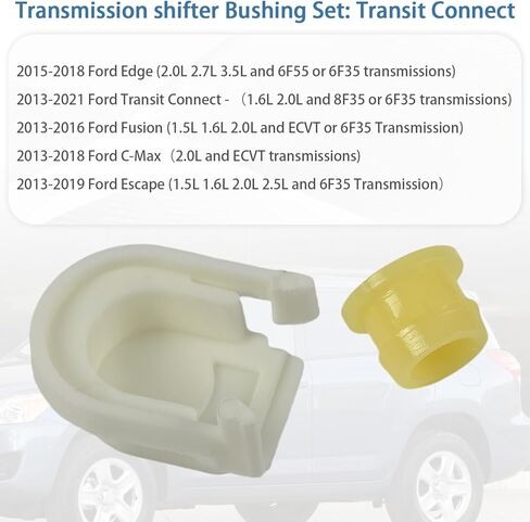 Compatible for Transmission Shifter Linkage Cable Bushing and Cap KV6Z7K340A 13-21 Transit Connect 15-18 Ford Edge 13-19 Escape 13-16 Fusion 13-18 C-Max Yellow in Kuwait