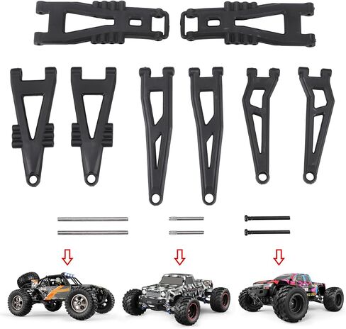 HAIBOXING RC Car Spare Parts Rear Upper/Lower Suspension Arms(Full Set) with Front&Rear Upper and Lower Suspension Arm Hinge Pins Apply to 903 & 903A & 905(90113) in Saudi Arabia