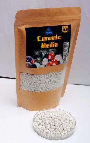 كريات كروية من الخرز السيراميكي الدائري، وسائط حشو السيراميك لجميع أنواع البهلوانات (2LBS-5mm) in Kuwait
