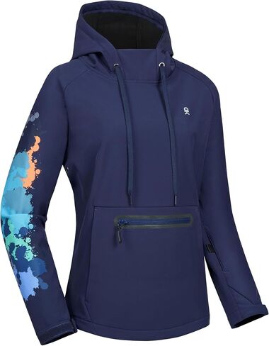 Little Donkey Andy Women's UV Protection Hoodies with Fleece Lined, Water Repellent Pullover Hooded Sweatshirt UPF50+ in Saudi Arabia
