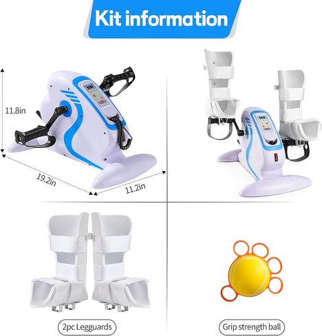 دراجة تمرين بدواسة بمحرك، دراجات تمرين بدواسة كهربائية من نيمي، علاج طبيعي، تدريبات بائع متجول، معدات مساعدة للتعافي للساقين والركبتين والقدمين. in Kuwait