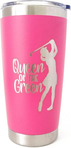 Golf Coffee Cup, Golf Insulated Tumbler Travel Mug for Women, 20 oz Golfing Coffee Tumbler in Saudi Arabia