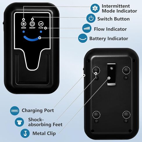 مضخة هواء لحوض السمك من كيدسوم، مهوية تعمل بالبطارية القابلة لإعادة الشحن لطعم الأسماك، مضخة مهوية الطعم المحمولة لخزان الأسماك حتى 5-200 جالون، فقاعات حوض السمك USB لصيد الأسماك في الهواء الطلق والتحرك وانقطاع الطاقة in Kuwait