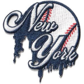 SMC Store City of New York Baseball Logo Patch Patch Embroidery Baseball Fan Team Team Iron on Sew on in Kuwait