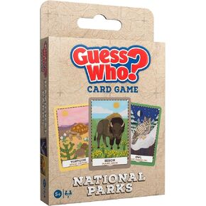 خمن من؟ لعبة البطاقة: National Parks Edition ، التي تضم الحياة البرية الأيقونية - Cougar ، Pelican ، BAT ، QUAIL & MORE ، لعبة خصم كلاسيكية مع تويست تعليمية ، بضائع مرخص رسميًا in Saudi Arabia