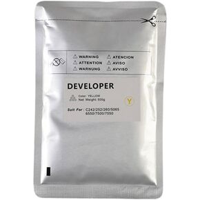 1PC 500g Developer for Compatible DC C5065 C6550 C5065 6550 7500 7550 245 242 260 560 700 7780 CMYK Stable Performance(Y) in Kuwait