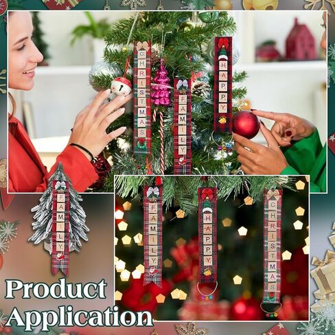 Benecreat 340pcs Christmas Ornaments Kit ، أشكال صغيرة متنوعة (رقاقات الثلج/الأشجار/الأجراس) in Saudi Arabia