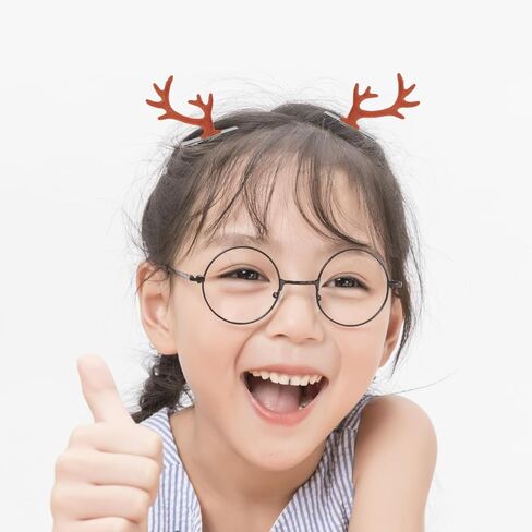 doitool 10 أزواج زخارف ميني الغزلان الزخارف ، الرنة اللطيفة الأيائل التي تتدفق على الغزلان قرون لطيف للقرن لقرن الحرف اليدوية. in Kuwait
