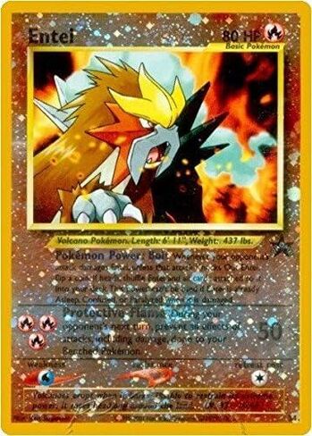 Pokemon - Entei (34) - Wizards Black Star Promos - Holo in Saudi Arabia