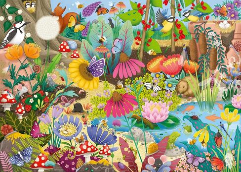 Ravensburger Little Garden World 1000 قطعة Jigsaw Puzzle | نشاط جماعي رائع أو مشروع منفرد | صور مذهلة | مواد معتمدة من FSC in Saudi Arabia