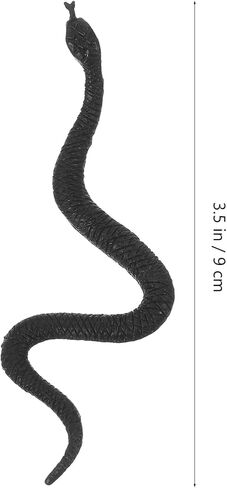 Cabilock Fake Snake 100pieces Rubber Realistic Snake Small Lifelike 3.37in Models Prank Prop for Halloween, April Fool’s Day Party Decoration in Kuwait