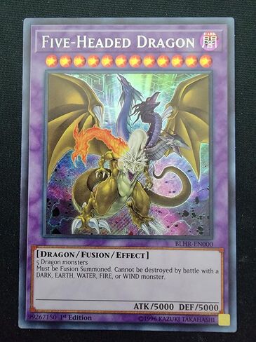 Five-Headed Dragon - BLHR-EN000 - Battles of Legend: Hero's Revenge - Secret Rare - 1st Edition in Saudi Arabia