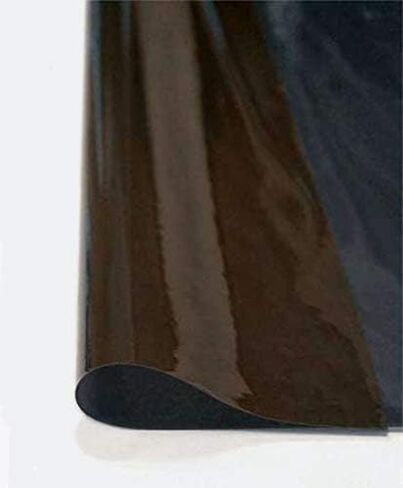 Smoke Tinted Clear Black Vinyl Fabric - 10-Gauge PVC - Sold by The Yard - 54-Inches Wide in Saudi Arabia