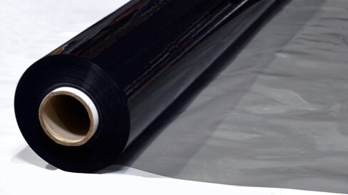 Smoke Tinted Clear Black Vinyl Fabric - 10-Gauge PVC - Sold by The Yard - 54-Inches Wide in Saudi Arabia