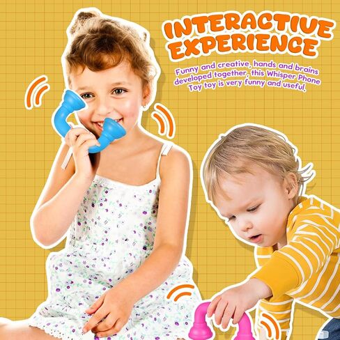 جهاز Toy Phone Receiver 8pcs هاتف همس ملون للأطفال يشجع تنمية الكلام واللعب الإبداعي المثالي للتعليم في مرحلة الطفولة المبكرة in Saudi Arabia
