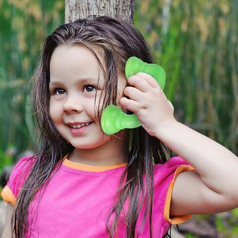 جهاز Toy Phone Receiver 8pcs هاتف همس ملون للأطفال يشجع تنمية الكلام واللعب الإبداعي المثالي للتعليم في مرحلة الطفولة المبكرة in Saudi Arabia