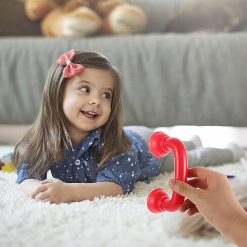 جهاز Toy Phone Receiver 8pcs هاتف همس ملون للأطفال يشجع تنمية الكلام واللعب الإبداعي المثالي للتعليم في مرحلة الطفولة المبكرة in Saudi Arabia