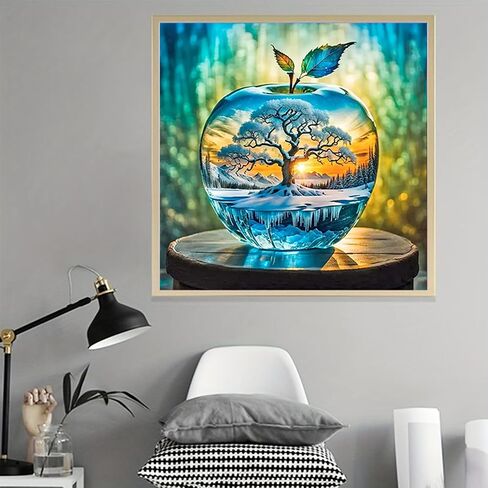 Topmcysg Tree of Life Miamond Art Kits للبالغين ، ومجموعات الطلاء الماس Round 5D للمبتدئين ، ومجموعة طلاء GEM DIY للبالغين ، ولوحات Drill Diamond Dots Compan in Kuwait