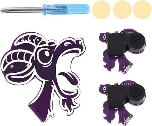 3pcs Prank Screaming Goat Noise Maker, Purple Screaming Goat Appearance 8 Kinds Funny Scream Sounds Hidden Prankster Stuff Machine for Home School Adults Gag Joke Gifts in Saudi Arabia