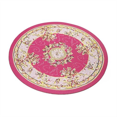 Odoria 1/12 السجاد الجولة المصغرة وملحقات الديكور دمية السجاد ، Rose Red in Saudi Arabia