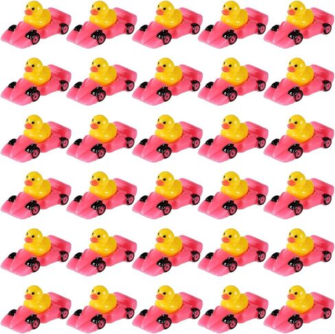 30PCS RACING RESIN RESIN DUCH ، Tiny Small Drag Racing Resing Ducks Dollhouse Miniature Little Little for Car تحت عنوان DIC DIY Micro Garden Landscape Bonsai (Blue) in Saudi Arabia