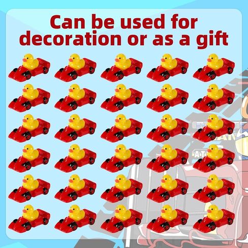 30PCS RACING RESIN RESIN DUCH ، Tiny Small Drag Racing Resing Ducks Dollhouse Miniature Little Little for Car تحت عنوان DIC DIY Micro Garden Landscape Bonsai (Blue) in Kuwait