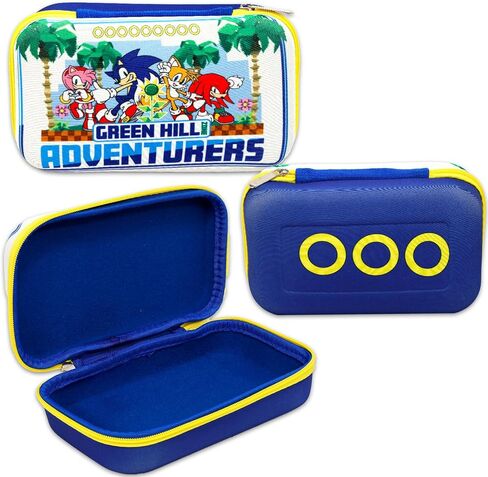 Sonic the Hedgehog Pencil Holder Set - حزمة مع حاوية قلم رصاص وأقلام هلام وملصقات وأكثر | Sonic School & Office Supplies للأطفال والفتيان والبنات in Saudi Arabia