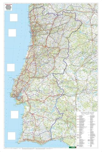 Portugal, road map 1:500,000 in Saudi Arabia