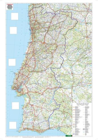 Portugal, road map 1:500,000 in Saudi Arabia