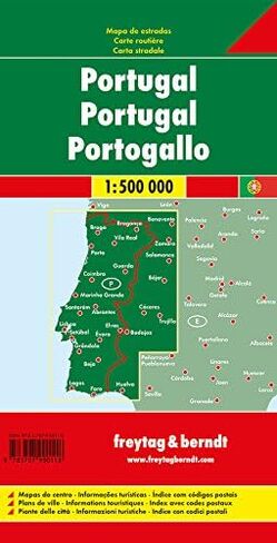 Portugal, road map 1:500,000 in Saudi Arabia