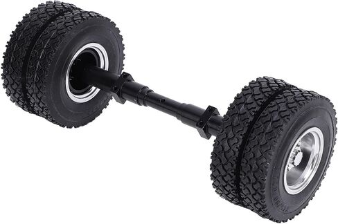 Keenso RC Rear Axle Tire 85mm Rubber Tread 12mm Hex Drive for 1/14 Tractor Trailer with Aluminum Alloy Hub High Load Bearing in Saudi Arabia