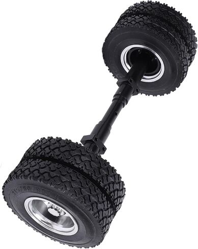 Keenso RC Rear Axle Tire 85mm Rubber Tread 12mm Hex Drive for 1/14 Tractor Trailer with Aluminum Alloy Hub High Load Bearing in Saudi Arabia