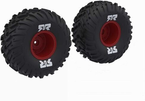 ARRMA dBoots Cut Chevron MT Tire Set Glued - Red ARA-2574 in Saudi Arabia