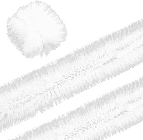 GORGECRAFT 3 Yards 13cm Wide Embroidery Ruffle Organza Edge Trim Ribbon Pleated Lace Trim Accessories Gathered Tulle Fabric Applique Edging Trimmings for Sewing Bridal Dress Costume Decoration Black in Saudi Arabia