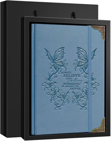 هدايا Whlbhg Butterfly للنساء رجال مجلة Butterfly Butterflor Notebricte Notebricking Gift Inspirational A5 Pink Notebooks for Work Travel School (bink bink bink) in Kuwait