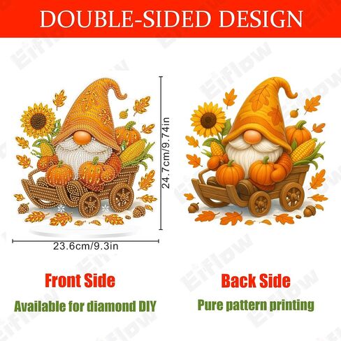 Eiflow Desktop Diamond Art Kit for Adults, DIY Table top Diamond Art Painting with Stand, Acrylic Stand Up Gem Painting Ornament Tabletop Gem Paintings for Adults(Birds) in Saudi Arabia