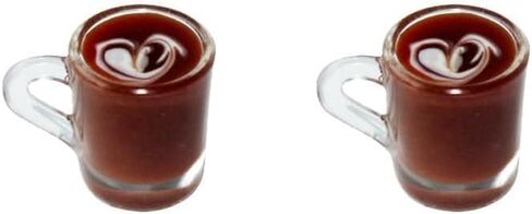 2pcs مصغرة أكواب القهوة نموذج دمية زخرفة دمية ديكور ديكور ديكور ديكور ديكور in Saudi Arabia