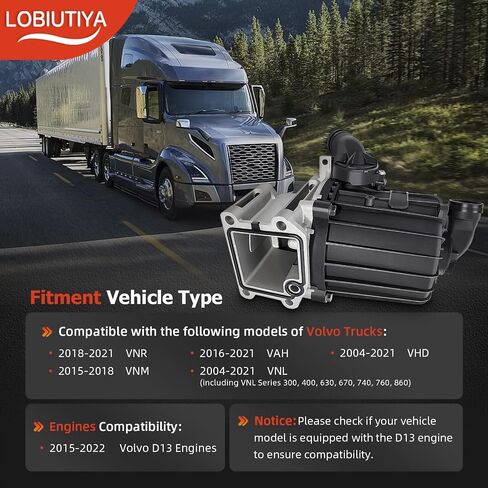 فاصل تهوية علبة المرافق A4720108262 مناسب لمحركات DETROIT DD13 DD15 Mack MP8 (2010-UP)، يستبدل OE A4720107662، EA4720108262 | يشتمل على فاصل زيت علبة المرافق وقفازات in Saudi Arabia