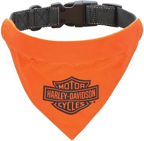 Harley-Davidson Dog Pet Collar مع Bandana ، SM/MED 12 "-18" قابلة للتعديل قابلة للتعديل in Saudi Arabia