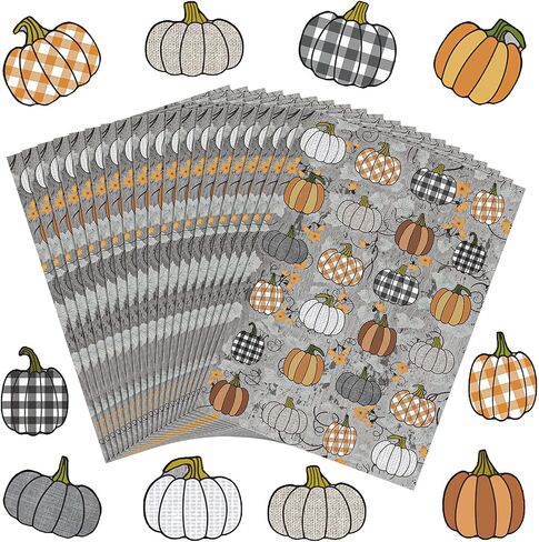 480 PCS ملصقات اليقطين للأطفال خريف عيد الشكر الخريف مزرعة Rustic Pumpkin Puffalo ملصقات منقوشة لخريف عيد الشكر ديكور الفصول الدراسية (أسلوب جديد) in Saudi Arabia