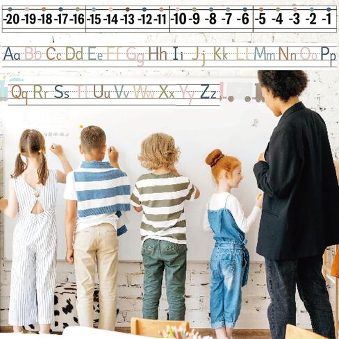 32Pcs A to Z Alphabet and -20-100 Number Cards Boho Bulletin Board Under The Sea Ocean Summer Sunflower Bee Theme Classroom Decorations Math Posters for Wall School Teacher Supplies (Sea Number) in Kuwait