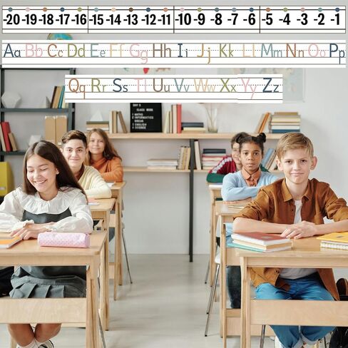 32Pcs A to Z Alphabet and -20-100 Number Cards Boho Bulletin Board Under The Sea Ocean Summer Sunflower Bee Theme Classroom Decorations Math Posters for Wall School Teacher Supplies (Sea Number) in Kuwait