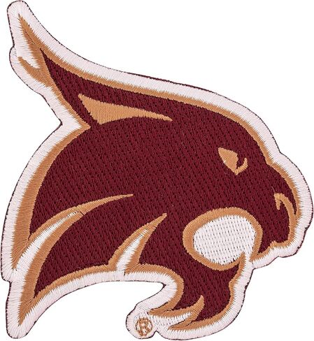 Desert Cactus Texas State University Patch – Embroidered Iron On/Sew On Applique for Blazers, Jackets, Backpacks, Bags, Hats & Tactical Gear – Texas State Bobcats (Patch - Design A) in Saudi Arabia