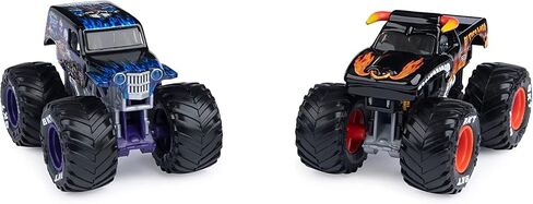 Monster Jam ، الرسمي El Toro Loco Vs. Son-UVA Digger Die-Cast Monster Trucks ، 1:64 Scale ، ألعاب Kids للأعمار 3 وما فوق in Saudi Arabia