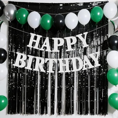 لافتات عيد ميلاد فضية بريق سعيد لافتات عيد ميلاد جدران جدار لافتات للنساء الرجال الأولاد الفتيات الاحتفال خلفية معلقة الزخارف لافتات اسم ، رسائل كبيرة in Kuwait