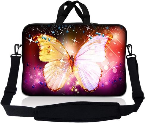 Laptop Skin Shop Neoprene Laptop Sleeve Bag Carrying Case with Handle and Adjustable Shoulder Strap Parent 2 in Kuwait